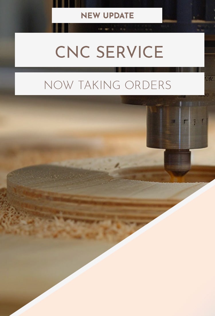 Closeup of Plyco's CNC service that is now available to Australian plywood customers