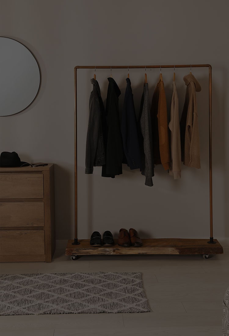 Plyco's American Walnut Quadro Veneer panels used as drawers for a bedroom DIY project