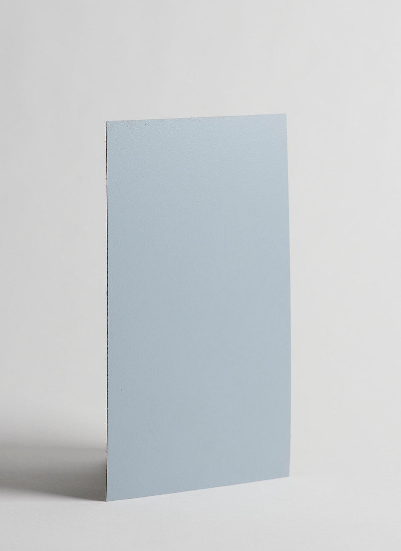 Plyco's 0.8mm Murchison Blue Retro Laminate on a white background