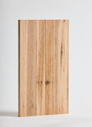 Plyco's NFG Blackbutt timber veneer on Birch 12mm Quadro plywood panel on a white background