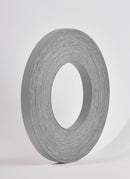 Plyco's 100m x 21mm x 1mm Unglued ABS Vanply Edging in Ashen on a white background