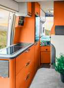 3mm Orange Vanply used as interior caravan plywood for wall panels and cabinets from Melbourne plywood supplier Plyco without a white background