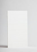 Product shot of Plyco's 3mm White Embossed Polyester Plywood on a white background
