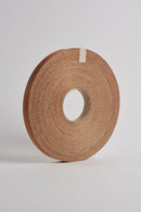 Plyco's 50m x 22mm pre-glued Sapele Veneered Edging on a white background