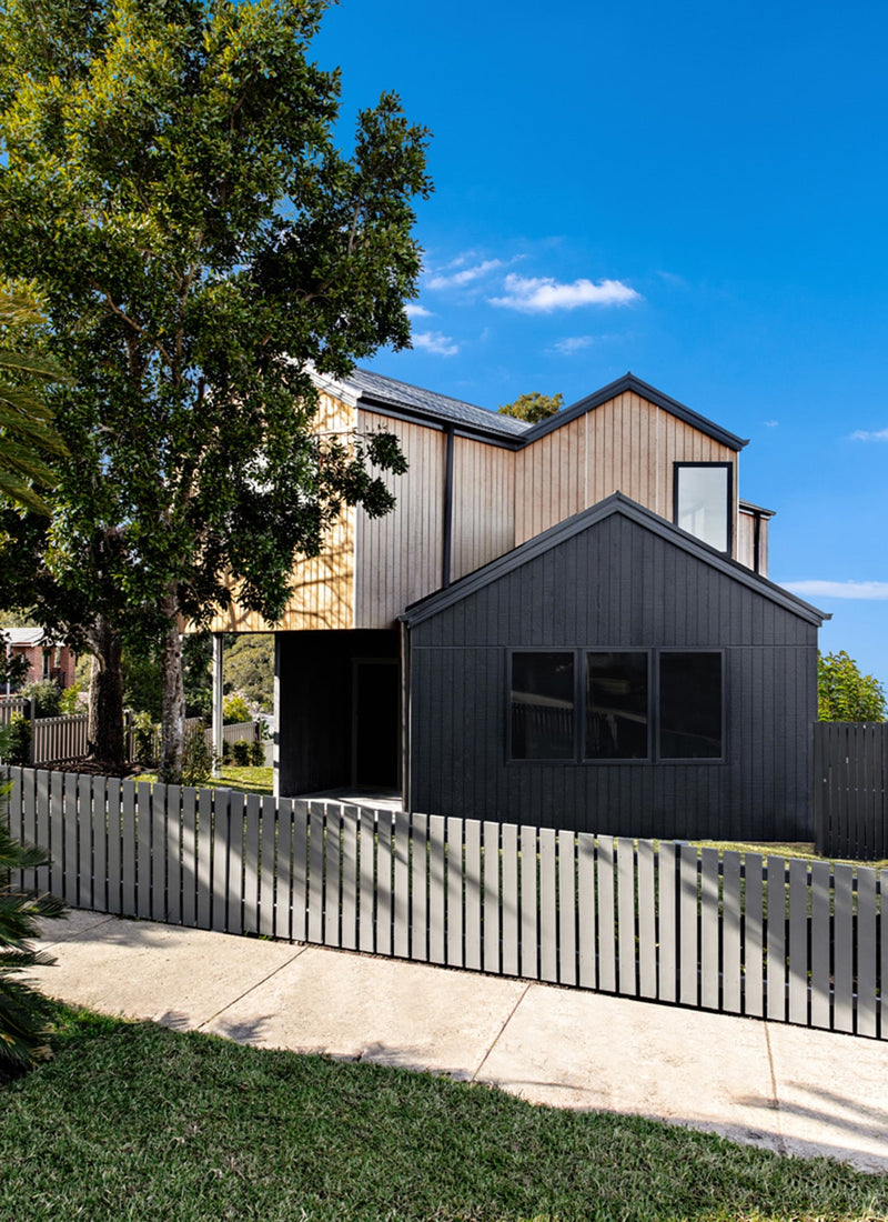 Home constructed with local plywood supplier Plyco's Woodsman 1200 Weathergroove interior and exterior wall cladding without a white background available to buy online