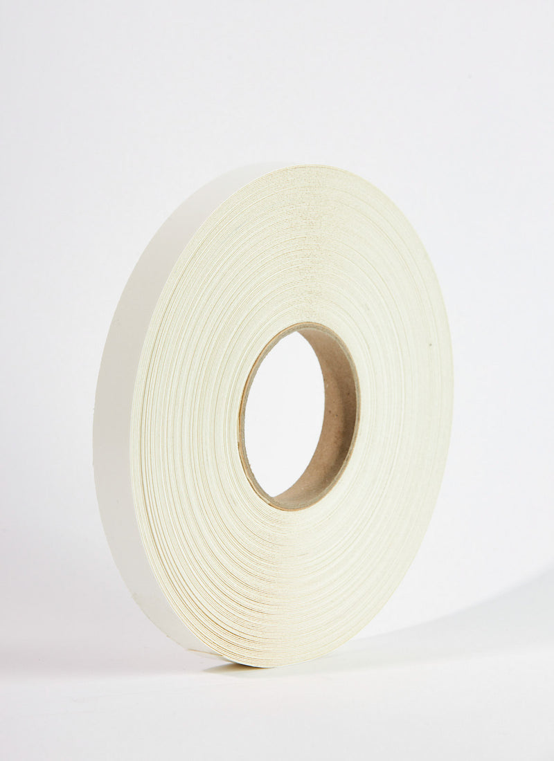 Plyco's White Melamine Edging on white background